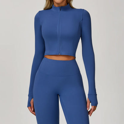 SLIM FIT YOGA JACKET – QUICK DRY
