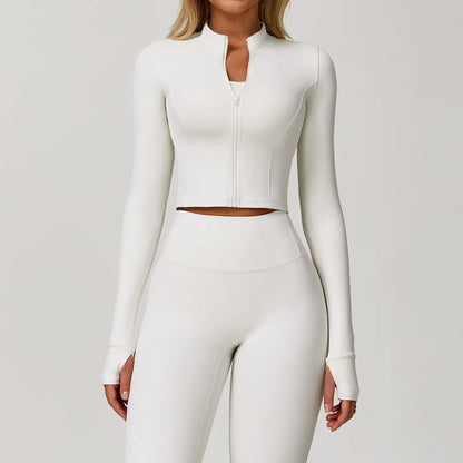 SLIM FIT YOGA JACKET – QUICK DRY