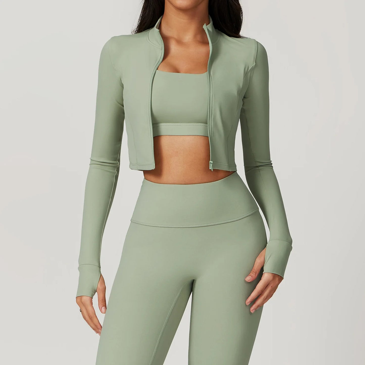 SLIM FIT YOGA JACKET – QUICK DRY