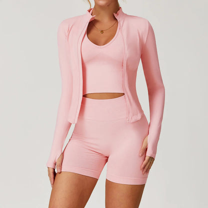 SLIM FIT YOGA JACKET – QUICK DRY