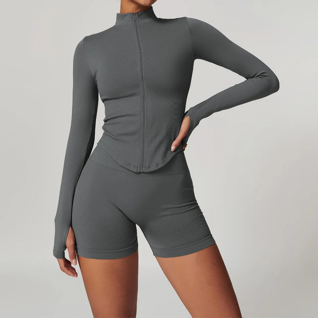 SLIM FIT YOGA JACKET – QUICK DRY